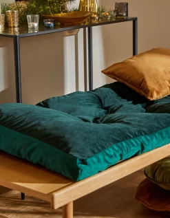 Long Coussin De Sol Velours -Valeurs des doublures de lit. 327540 C01 zoomx vue4