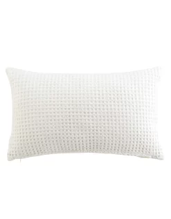 Coussin Déhoussable Nid D'abeille Coton Uni