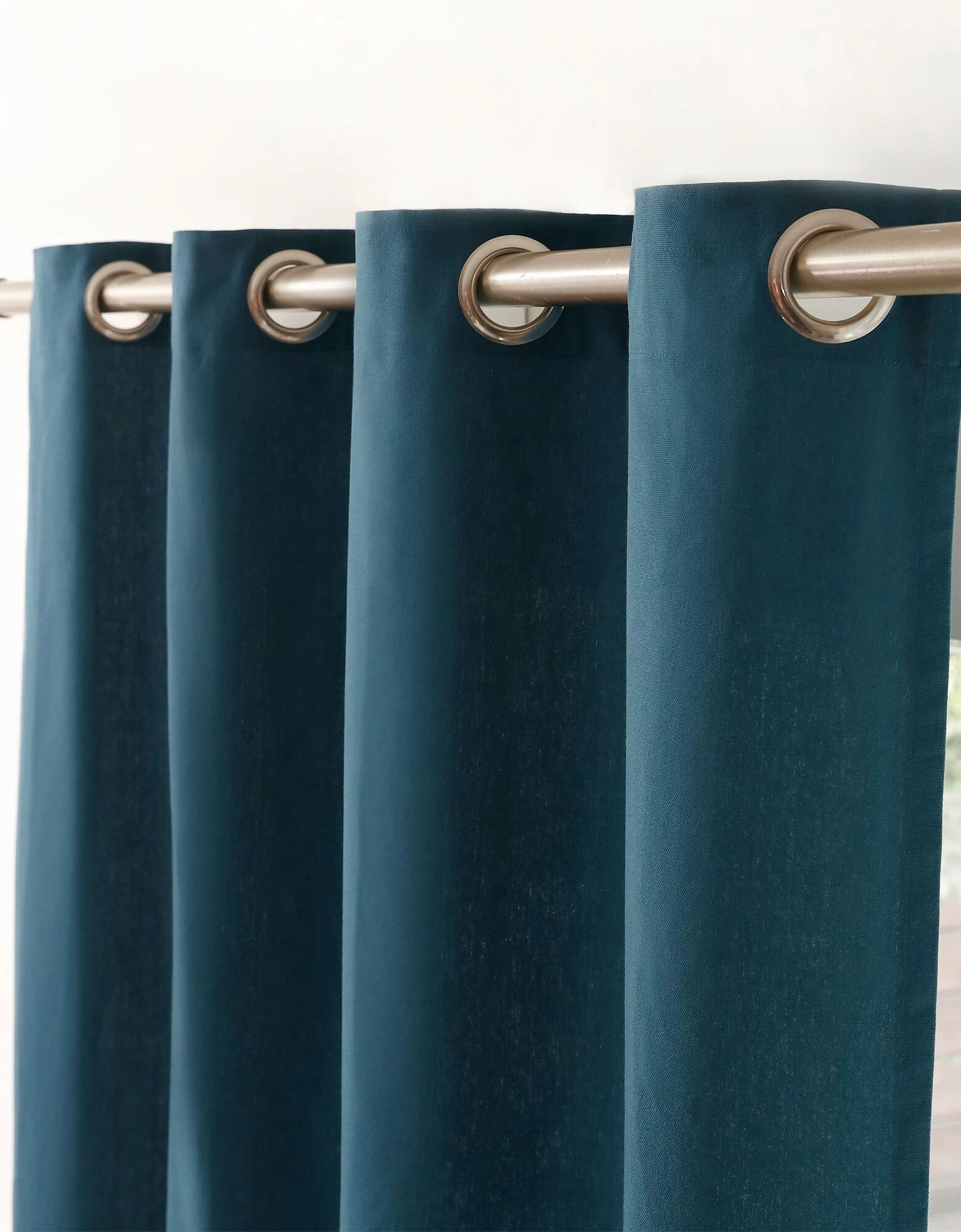 Rideau Oeillets Bachette Tamisant Uni 2 Rideau Oeillets Bachette Tamisant Uni – Image 2