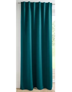 Rideau Occultant Uni Satiné Finition Pattes Cachées -Valeurs des doublures de lit. 328021 C09 zoomx vue3