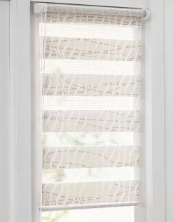 Store Jour/nuit Motif Serpentins 7 Store Jour/nuit Motif Serpentins -Valeurs des doublures de lit. 328080 C01 zoomx vue3