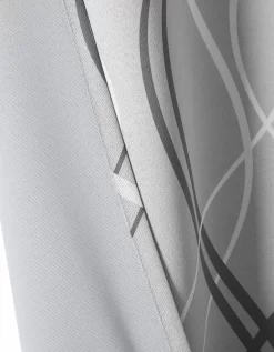 Rideau Occultant Imprimé Serpentins -Valeurs des doublures de lit. 328407 C01 zoomx vue3