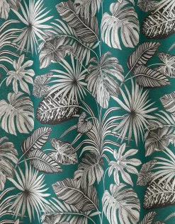 Rideau Oeillets Tamisant Imprimé Tropical -Valeurs des doublures de lit. 328430 C04 zoomx vue5