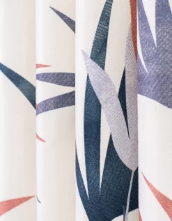 Rideau Tamisant Imprimé Feuilles Multicolores -Valeurs des doublures de lit. 328510 C01 zoomx vue3