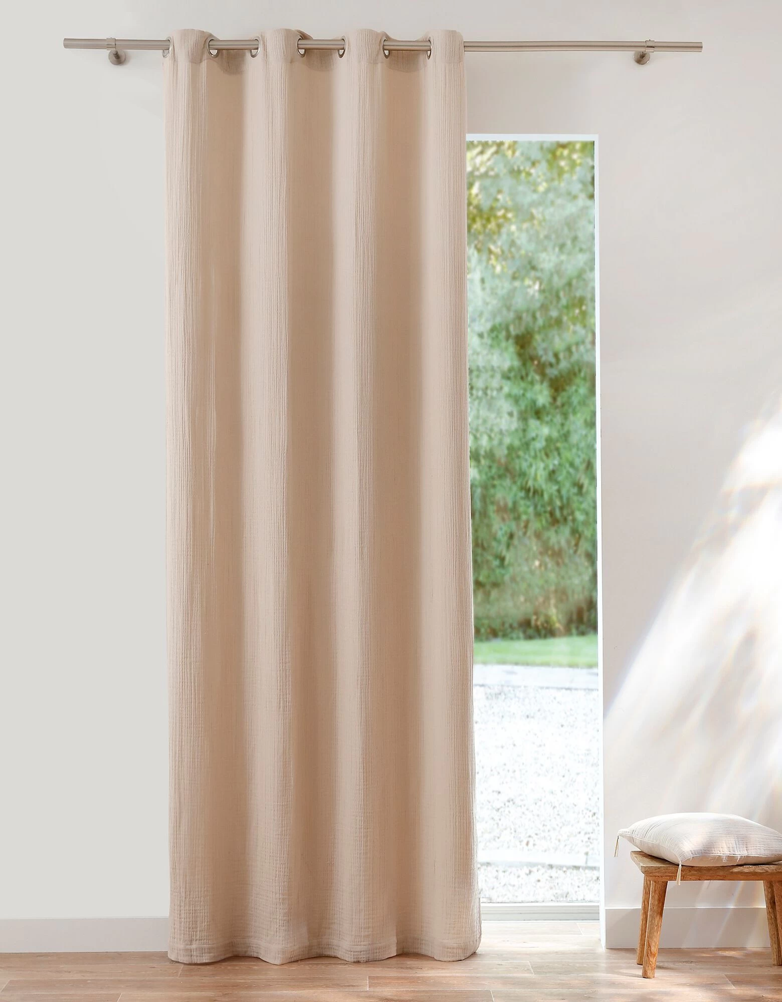 Rideau Double Gaze De Coton 1 Rideau Double Gaze De Coton
